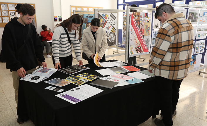 LAÜ’de öğrenci çalışmaları sergisi açıldı