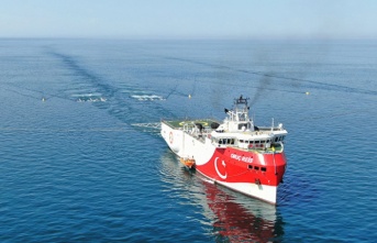 Türkiye'nin ilk sismik araştırma gemisi...