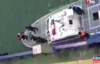 Saldırıya uğrayan Türk gemisinden yeni görüntüler