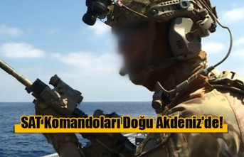 SAT Komandoları Doğu Akdeniz'de!