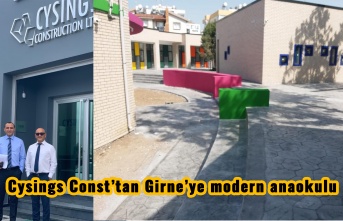 Cysings Const’tan Girne’ye modern anaokulu
