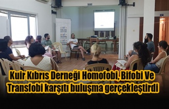 Kuir Kıbrıs Derneği Homofobi, Bifobi Ve Transfobi karşıtı buluşma gerçekleştirdi