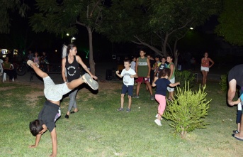 Spor ve eğlenceyi buluşturan “Parkta Hayat Var”, Sancaktar Kalebey Parkı’nda başladı