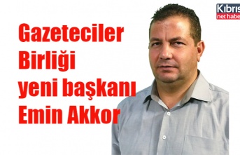 Gazeteciler Birliği yeni başkanı Emin Akkor