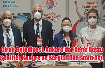 Girne Belediyesi, Ankara'da “Genç Dostu Şehirler Kongre ve Sergisi”nde stant açtı