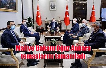Maliye Bakanı Oğuz Ankara temaslarını tamamladı
