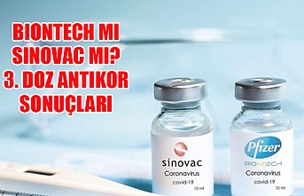 BioNTech mi Sinovac mı? 3. doz antikor sonuçları
