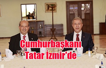 Cumhurbaşkanı Tatar İzmir'de