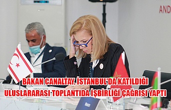 Bakan Canaltay, İstanbul’da katıldığı uluslararası toplantıda işbirliği çağrısı yaptı