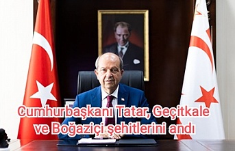 Cumhurbaşkanı Tatar, Geçitkale ve Boğaziçi şehitlerini andı