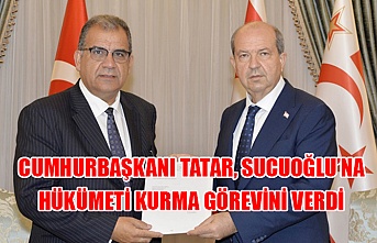 Cumhurbaşkanı Tatar, Sucuoğlu’na hükümeti kurma görevini verdi