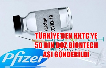 Pilli: KKTC’ye Türkiye Cumhuriyeti tarafından 50 bin 310 doz Pfizer-BioNTech aşısı gönderildi