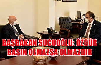 Başbakan Sucuoğlu: Özgür basın olmazsa olmazdır