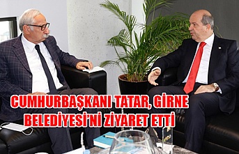 Cumhurbaşkanı Tatar, Girne Belediyesi’ni ziyaret etti