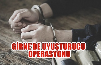 Girne'de uyuşturucu operasyonu