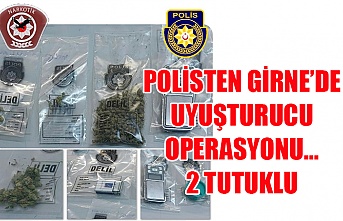 Polisten Girne’de uyuşturucu operasyonu… 2 tutuklu