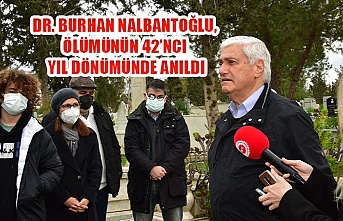 Dr. Burhan Nalbantoğlu, ölümünün 42’nci yıl dönümünde anıldı.