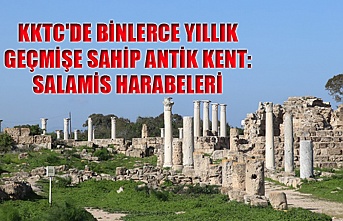 KKTC'de binlerce yıllık geçmişe sahip Antik Kent: Salamis Harabeleri