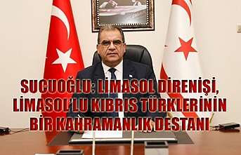 Sucuoğlu: Limasol Direnişi, Limasol’lu Kıbrıs Türklerinin bir kahramanlık destanı