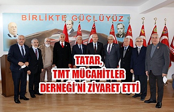 Tatar, TMT Mücahitler Derneği’ni ziyaret etti