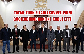 Tatar, Türk Silahlı Kuvvetlerini Güçlendirme Vakfını  kabul etti