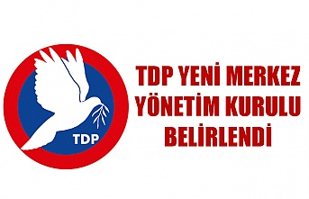 TDP yeni merkez yönetim kurulu belirlendi