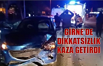 Girne'de dikkatsizlik kaza getirdi