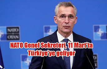 NATO Genel Sekreteri, 11 Mart'ta Türkiye'ye geliyor