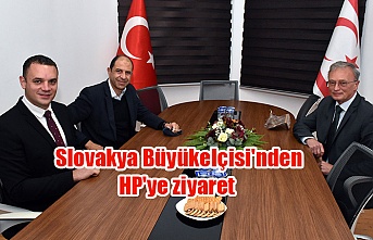 Slovakya Büyükelçisi'nden HP'ye ziyaret