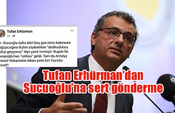 Tufan Erhürman'dan Sucuoğlu'na sert gönderme
