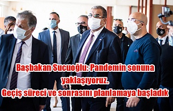 Başbakan Sucuoğlu: Pandemin sonuna yaklaşıyoruz. Geçiş süreci ve sonrasını planlamaya başladık