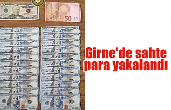Girne'de sahte para yakalandı