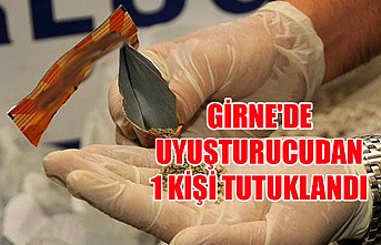 Girne'de uyuşturucudan 1 kişi tutuklandı