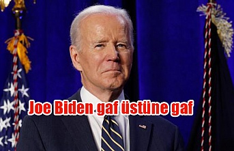 Joe Biden gaf üstüne gaf