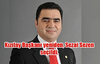 Kızılay Başkanı yeniden, Sezai Sezen seçildi.