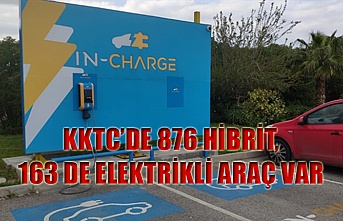 KKTC’de 876 Hibrit, 163 de elektrikli araç var