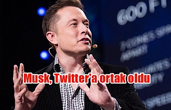 Musk, Twitter'a ortak oldu