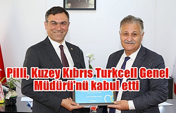 Pilli, Kuzey Kıbrıs Turkcell Genel Müdürü'nü kabul etti
