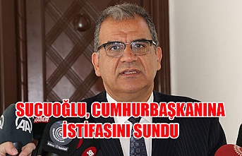 Sucuoğlu, Cumhurbaşkanına istifasını sundu
