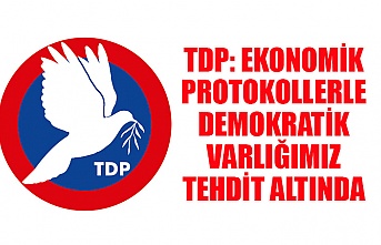 TDP: Ekonomik protokollerle demokratik varlığımız tehdit altında