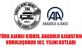 Türk Ajansı Kıbrıs, Anadolu Ajansı’nın kuruluşunun 102. Yılını kutladı