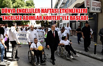 Dünya Engelliler Haftası etkinlikleri “Engelsiz Adımlar Korteji”yle başladı