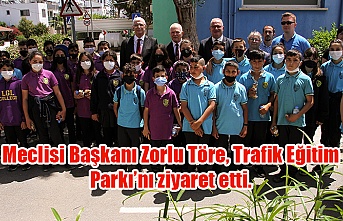 Meclisi Başkanı Zorlu Töre, Trafik Eğitim Parkı’nı ziyaret etti. 