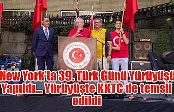 New York’ta 39. Türk Günü Yürüyüşü Yapıldı… Yürüyüşte KKTC de temsil edildi