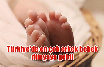 Türkiye'de en çok erkek bebek dünyaya geldi