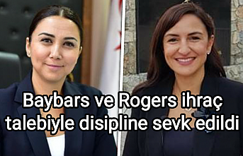 Baybars ve Rogers ihraç talebiyle disipline sevk edildi