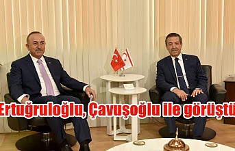 Ertuğruloğlu, Çavuşoğlu ile görüştü