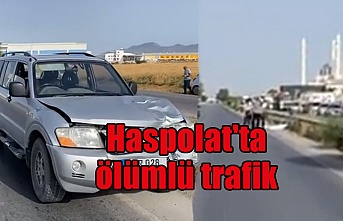 Haspolat'ta ölümlü trafik kazası
