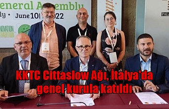 KKTC Cittaslow Ağı, İtalya'da genel kurula katıldı