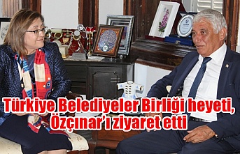 Türkiye Belediyeler Birliği heyeti, Özçınar’ı ziyaret etti